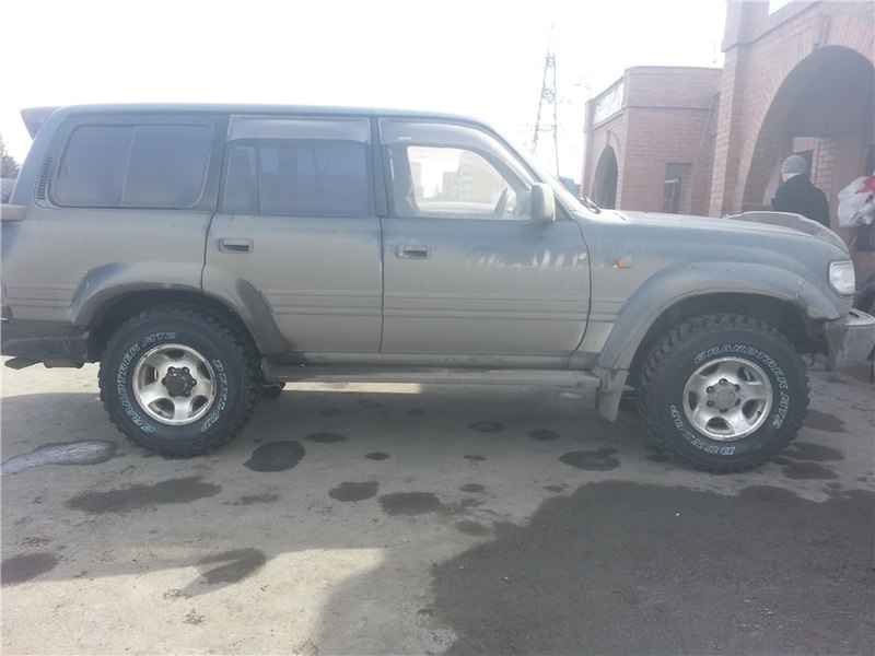 Встанет ли. ТЛК 105 лифт 2 дюйма на 33 колесах. 285/75 R16 Land Cruiser. 265 70 R16 на Land Cruiser 105. ТЛК 80 на 33 колесах.