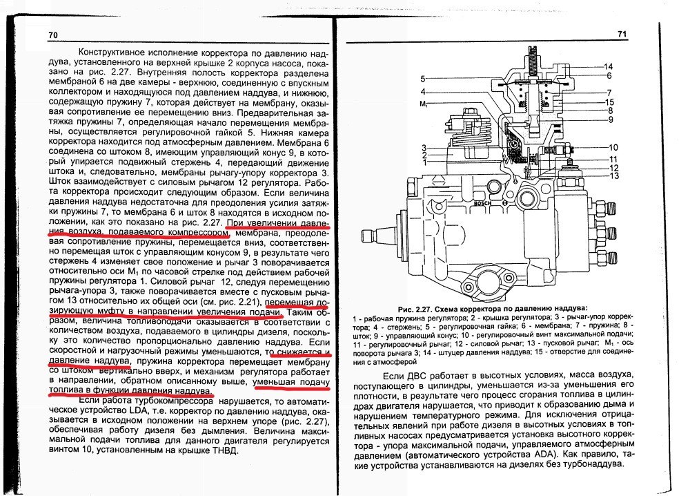 Схема установки насоса бош